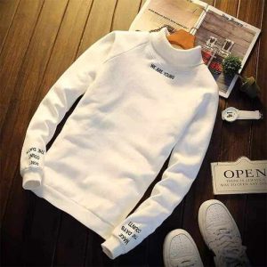 high neck sweatshirt