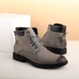 هاف بوت رجالي رمادي