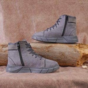 هاف بوت شمواه رمادي